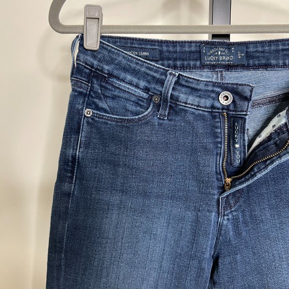 Lucky Brand Hayden Jeans - 4/27 A - Skinny - Mid-Rise - Dark Rinse - Ankle - Picture 7 of 12